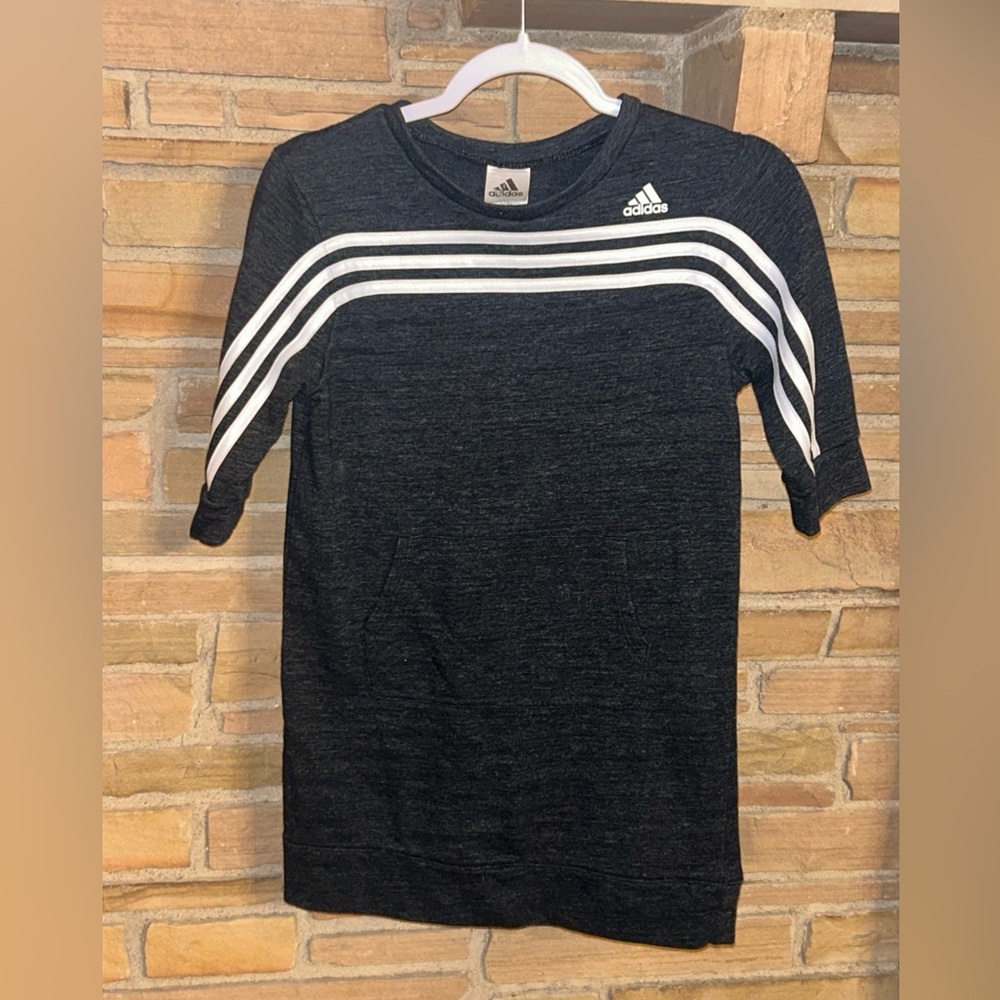 ADIDAS 3-Stripes Girls‎ Long Sleeve Dress | Size 7/8